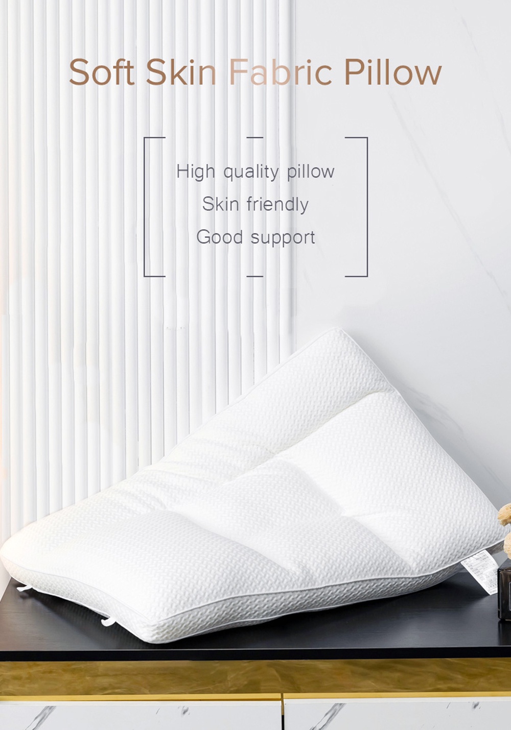 Soft Skin Fabric Pillow-1